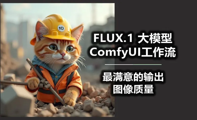 AI-Comfyui工作流+FLUX模型视频教程合集（附配套课件）