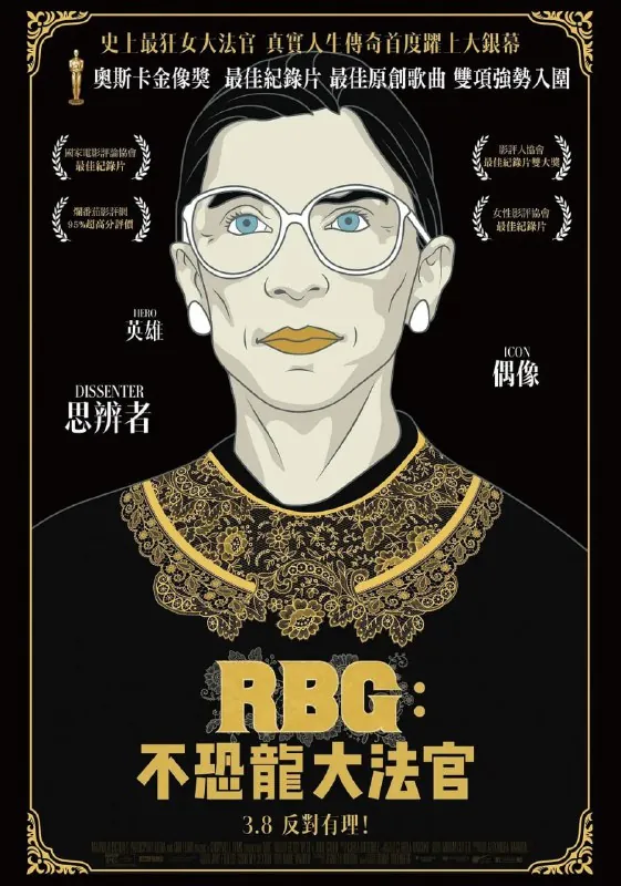 大法官金斯伯格RBG（2018）