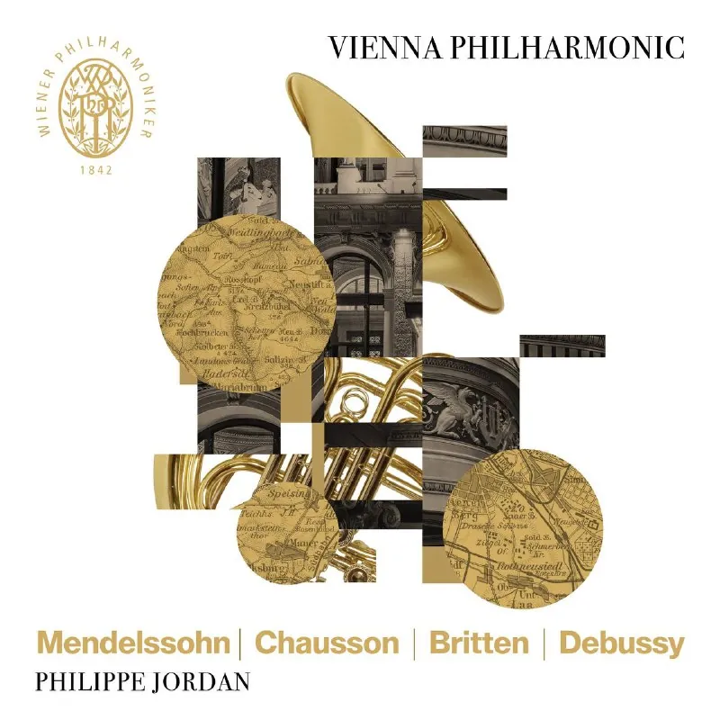 维也纳爱乐,菲利浦·约丹&妮可·卡尔-Mendelssohn/Chausson/Britten/Debussy（Live）2025